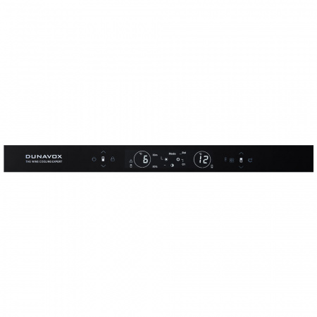 Винный холодильник (шкаф) компрессорный Dunavox DVS-25.65DSS