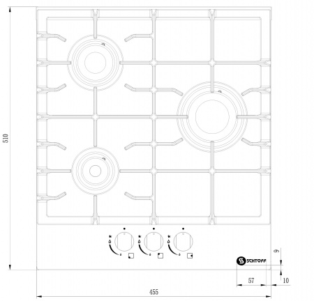 SCHTOFF H4501C15IS White